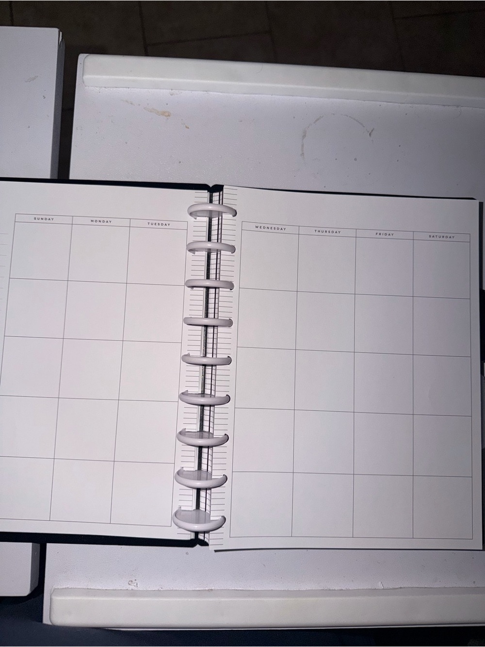 The Happy Planner Black Notebook with Gold Floral Cover - Picture 3 of 11